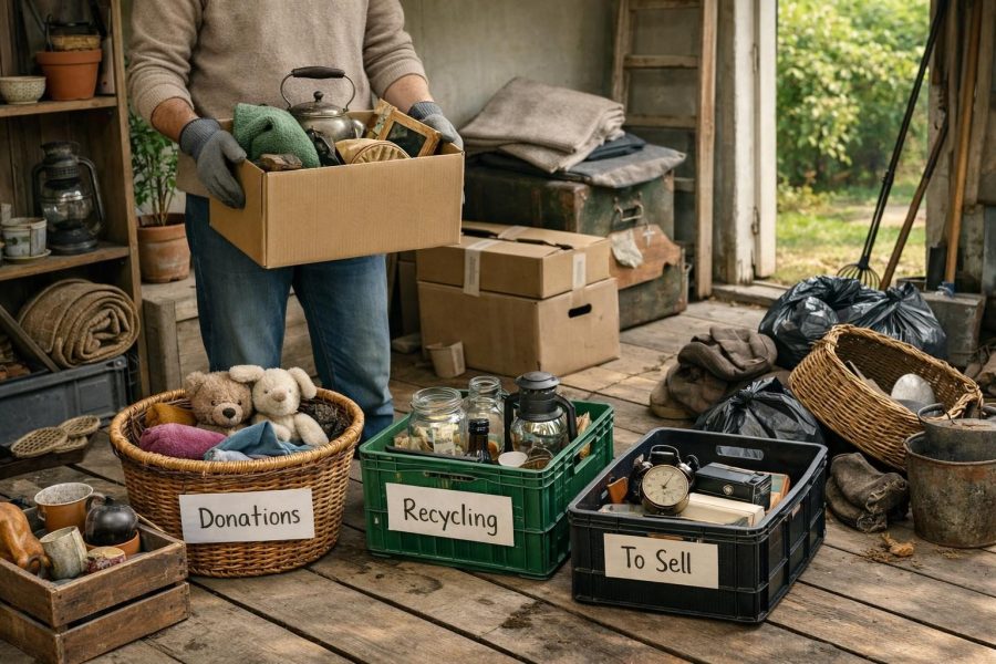 10 Tipps für nachhaltiges Entrümpeln im Eigenheim