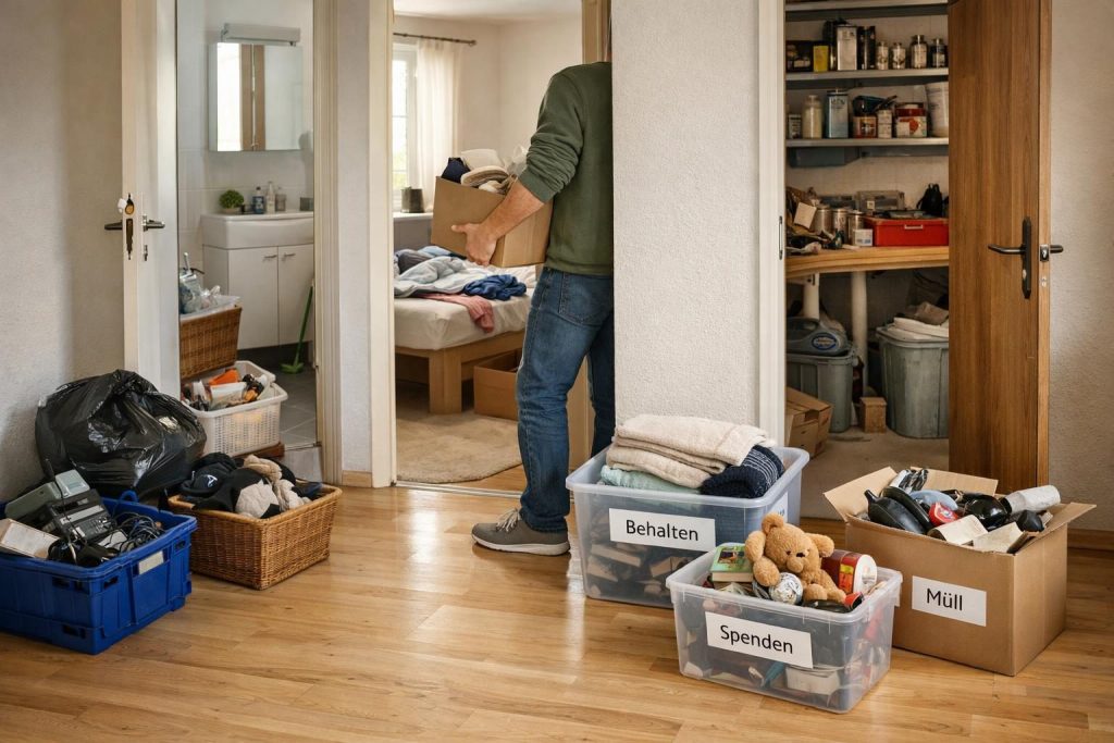 Raum für Raum vorgehen – 5 Tipps fürs Entrümpeln