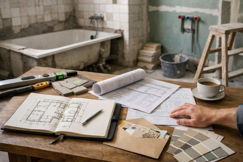 Planung und Budget: So startest du richtig in dein Badrenovierungsprojekt – Badezimmer modernisieren: Tipps für den Umbau