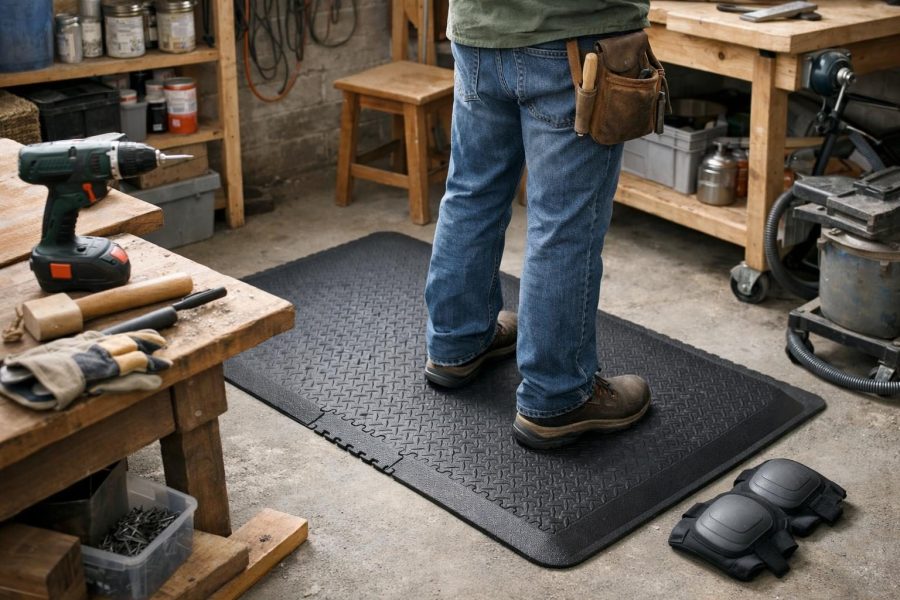 Baumarkt-Sortiment: Ergonomische Bodenbeläge für Werkstatt und Profi-Heimwerker