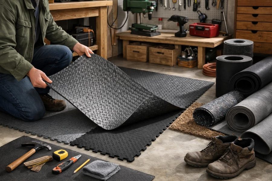 Baumarkt-Sortiment: Ergonomische Bodenbeläge für Werkstatt und Profi-Heimwerker