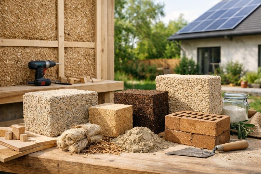 Ökologische Baustoffe: Revolutionäre Materialien für klimafreundliches Bauen – Bautrends 2026: Nachhaltigkeit im Immobilienmarkt