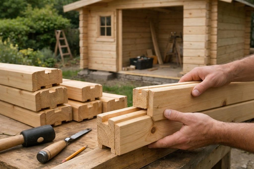 Was genau sind Blockbohlen? â Das Blockbohlen Gartenhaus