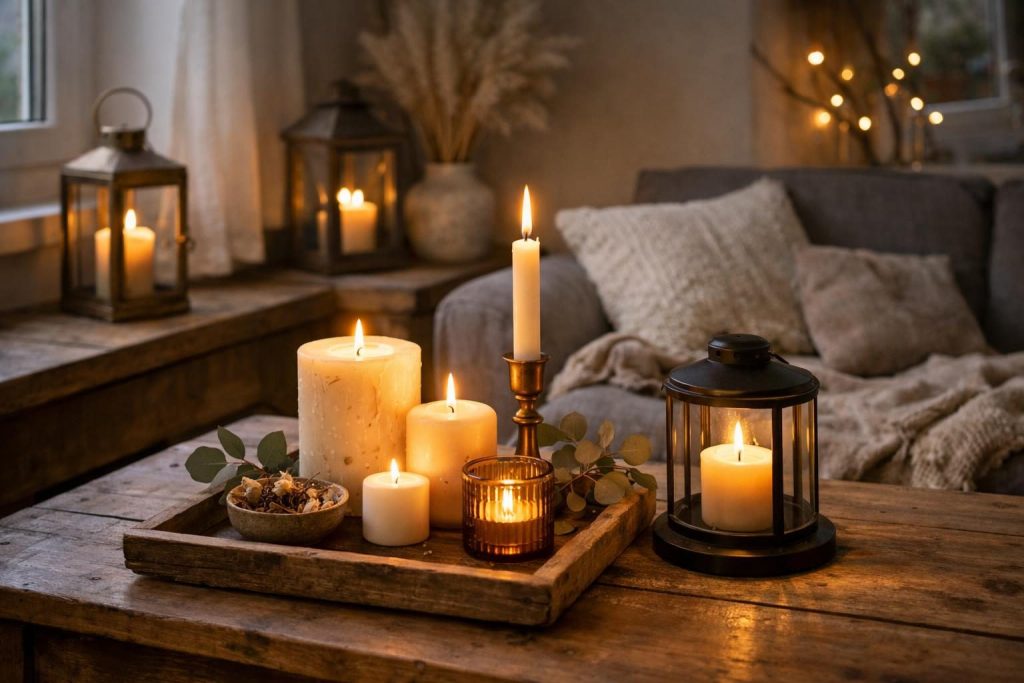 Kerzen sorgen für Romantik bei der Deko – Dekotipps für die eigenen 4 Wände