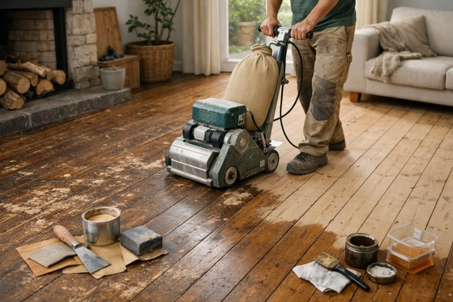 Den alten Holzfußboden auf Vordermann bringen – So funktioniert es!