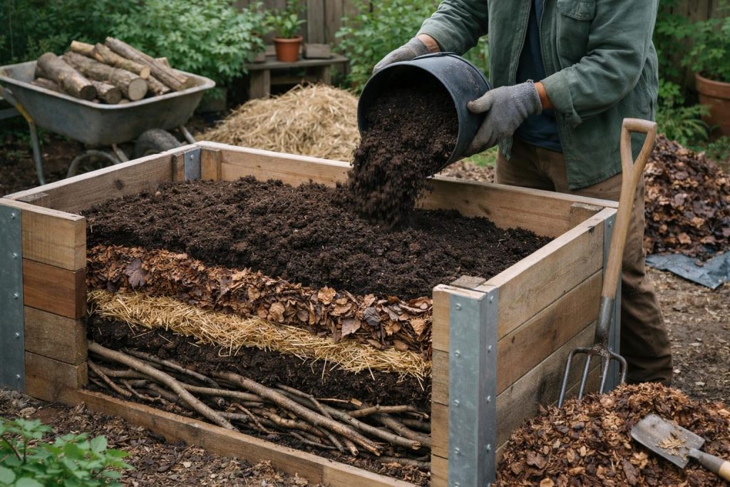 Grundlagen des Hochbeet-Aufbaus: Schichten richtig anlegen – Die richtige Befüllung für dein Hochbeet in 2026
