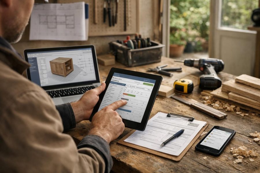 Digitalisierung im Betrieb: Wie moderne Handwerker Software zur Optimierung von Prozessen beiträgt