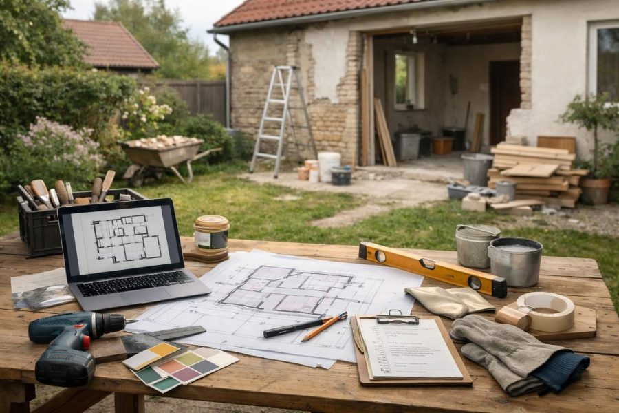 DIY-Hausrenovierung: Effektive Planung und Umsetzung