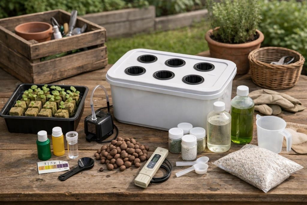Die Grundausstattung für deinen DIY-Hydroponik-Garten – DIY-Hydroponik: Smarte Heimgärten für Anfänger