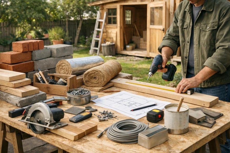 DIY-Projekte für Existenzgründer: Von Baumaterial bis Plan