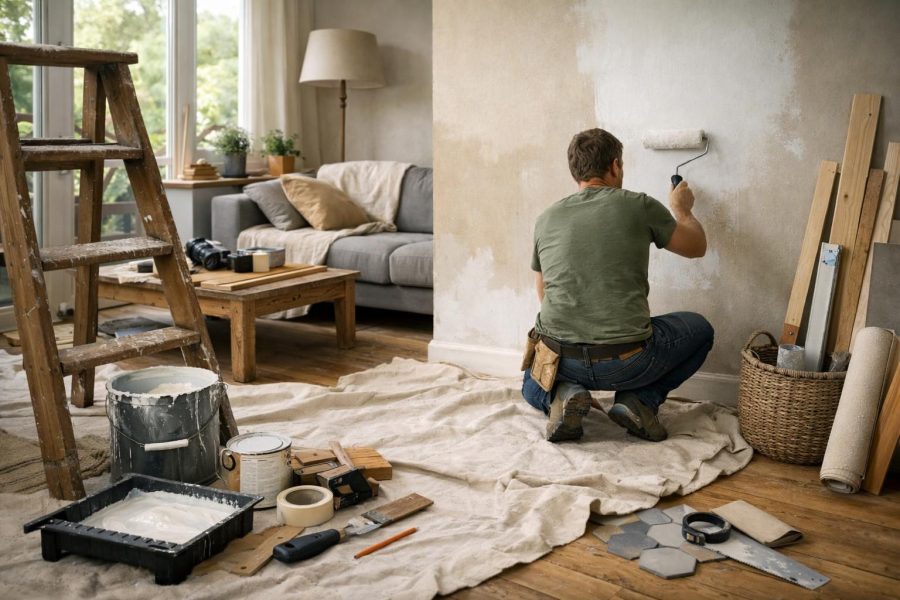 DIY-Renovierung: Wohnraum neu gestalten