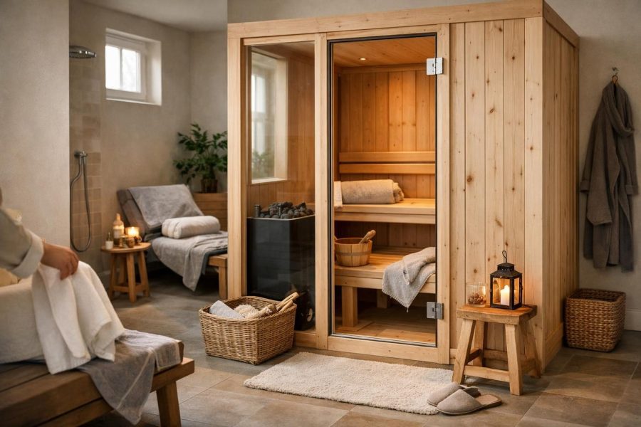 Eine Sauna in den eigenen vier Wänden