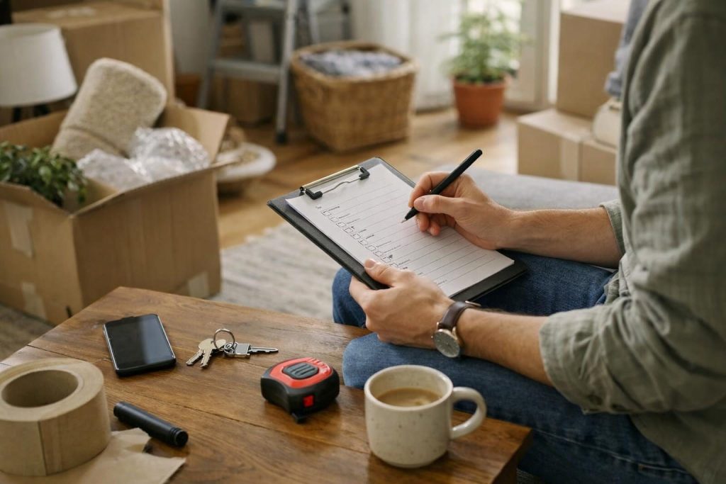 Liste erstellen – Einzug ins neue Haus – Tipps für einen entspannten Umzug
