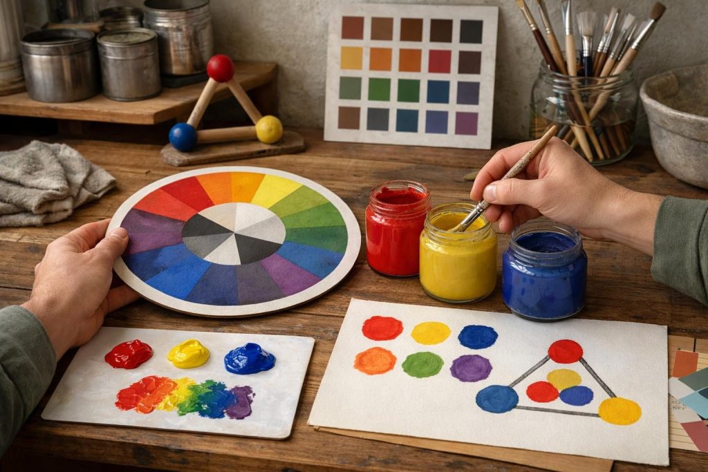 Die Farbtheorie – Farben richtig mischen – Grundlagen & Techniken