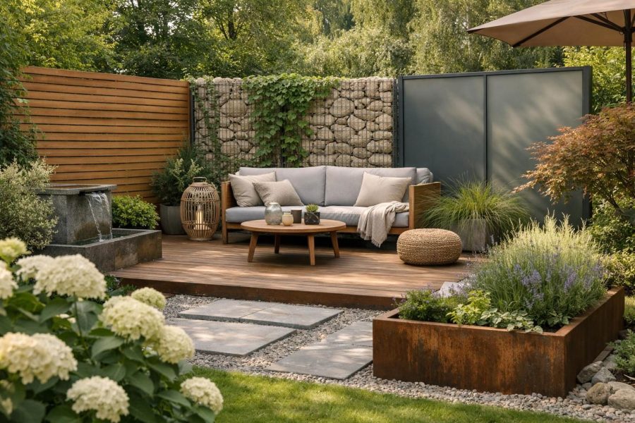 Gartengestaltung: Privatsphäre und Ästhetik vereinen