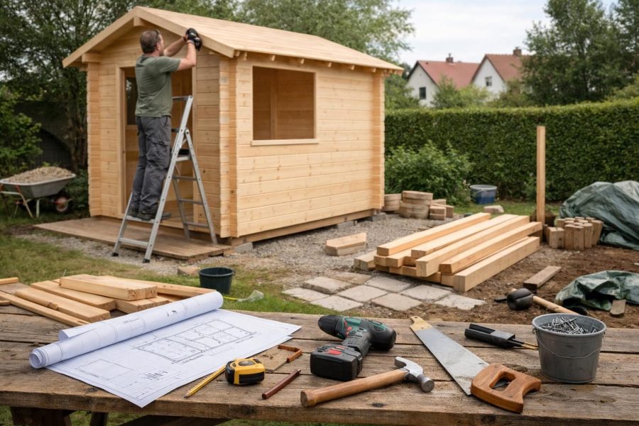 Gartenhaus richtig planen und aufbauen