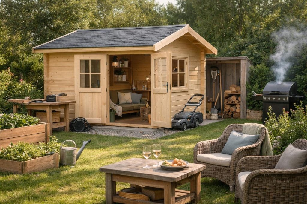 Warum ein Gartenhaus eine sinnvolle Investition ist – Gartenhaus richtig planen und aufbauen