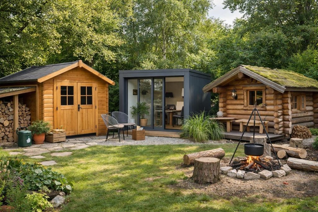 Welche Arten von Gartenhäusern gibt es – Gartenhaus richtig planen und aufbauen