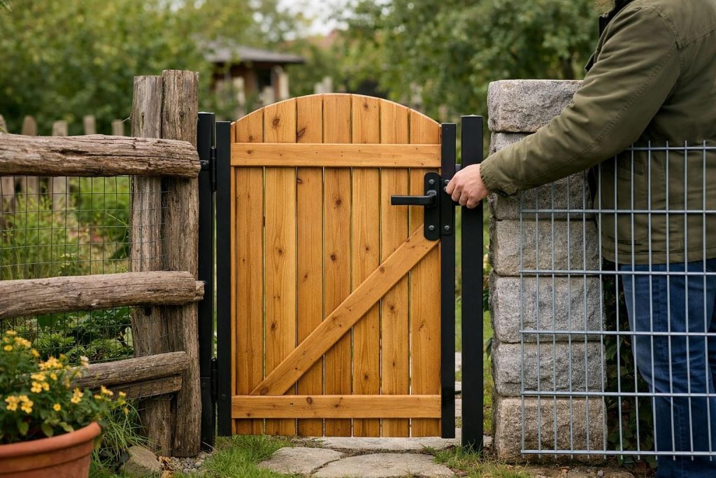 Wahl des Tores ist unter Umständen auch von der Art des bestehenden Zaunes abhängig – Gartentore als funktionale und dekorative Elemente für den Garten