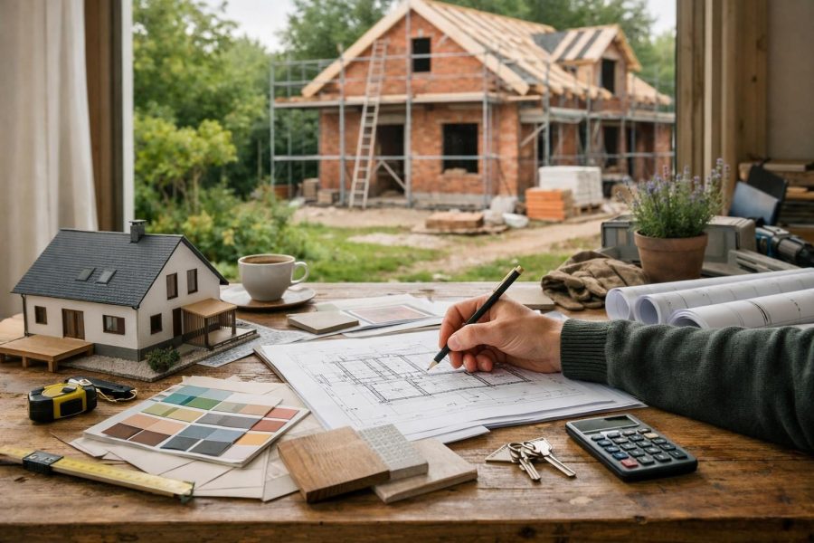 Haus bauen und selber einrichten – die Planungs- und Bauphasen im Überblick