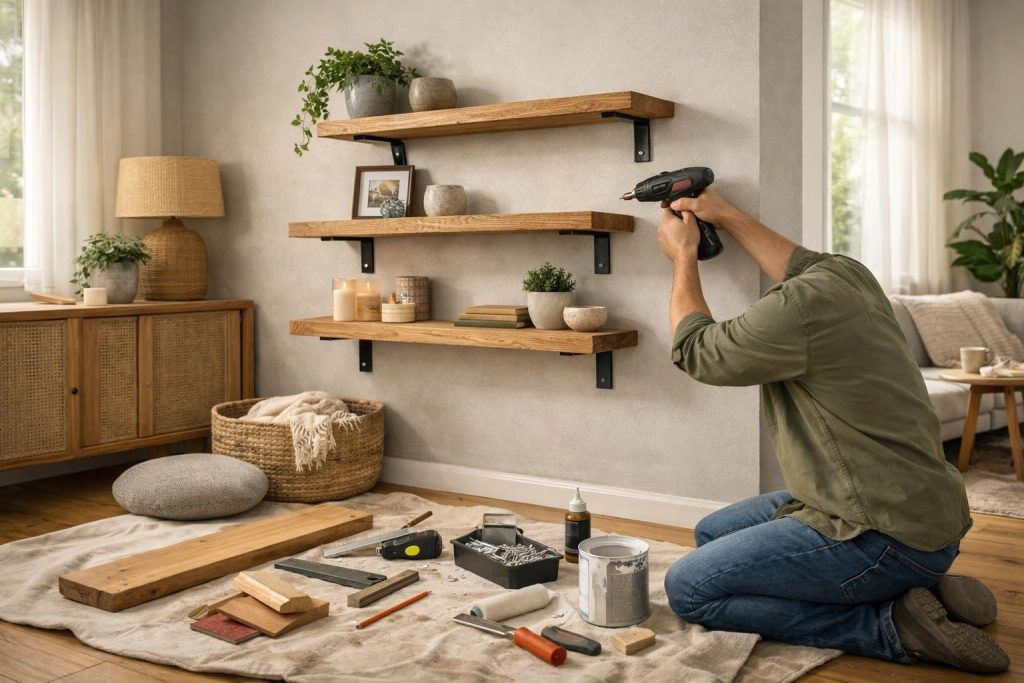 Wohnraum gestalten: Kreative Heimwerkerprojekte für drinnen – Kreative DIY-Ideen für Haus & Garten