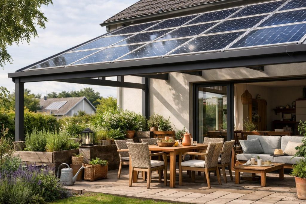 Solar-Terrassendächer: Eine innovative Lösung – Nachhaltig Wohnen: Ein umfassender Leitfaden für ein umweltfreundliches Zuhause