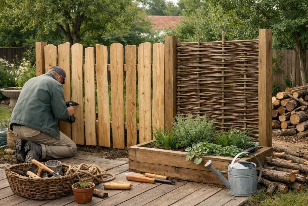 Holzzaun Nachhaltig Garten: Ökologische Lösungen für mehr Privatsphäre – Natürlicher Sichtschutz für den Garten