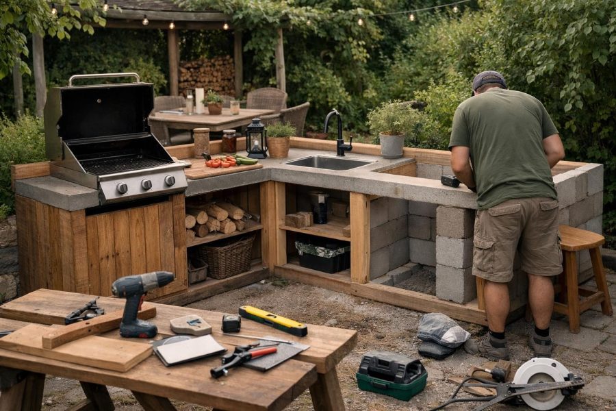 Outdoor Küche selber bauen – So geht’s