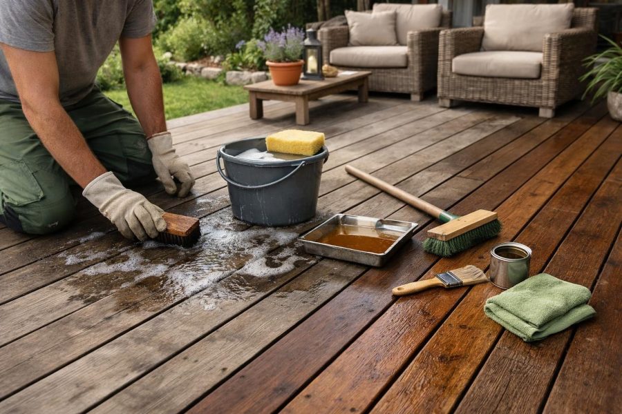 Pflegehinweise für langlebige Terrassendielen