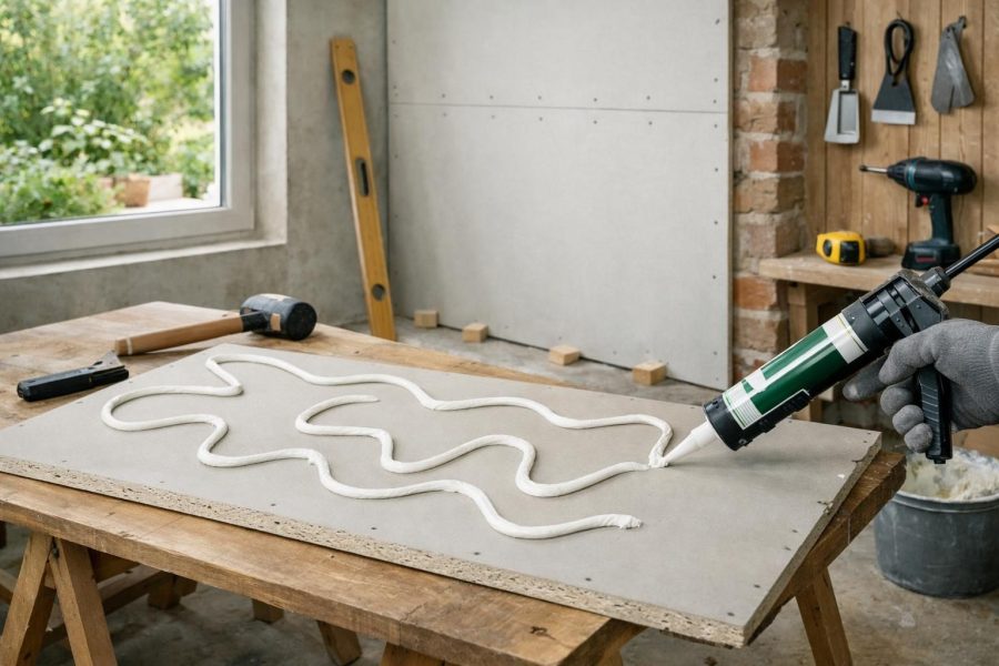 Rigips kleben mit Montagekleber: So geht’s richtig Schritt für Schritt
