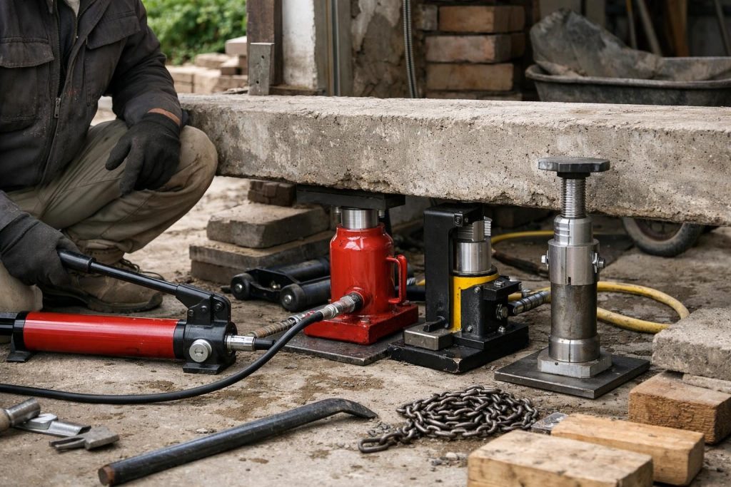 TL;DR — Das Wichtigste in Kürze – Schwere Lasten heben: Hydraulik-Werkzeuge für anspruchsvolle Montageprojekte