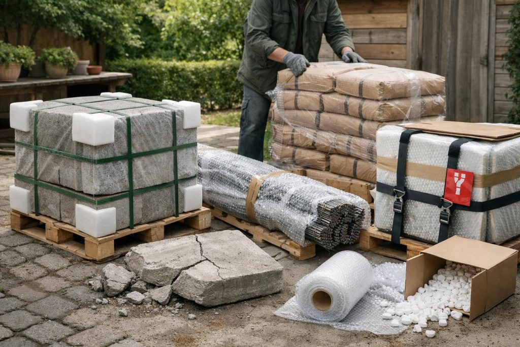 Materialspezifische Risiken beim Versand von Baustoffen – Sicherer Versand von Baumaterial: Checkliste für den optimalen Schutz