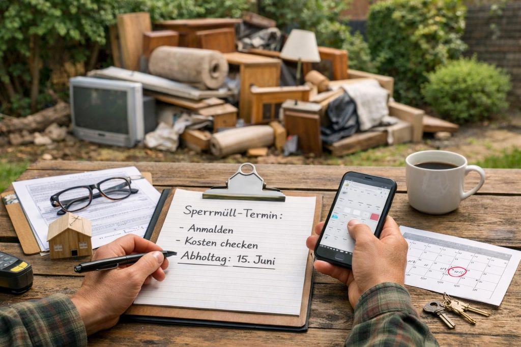 Vorplanung ist alles: Termine, Anmeldung und Kosten – Sperrmüll clever entsorgen: Tipps für Heimwerker