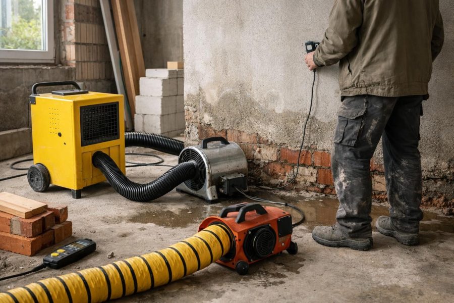 Trocknung im Bau – So sichern Sie die Bausubstanz!