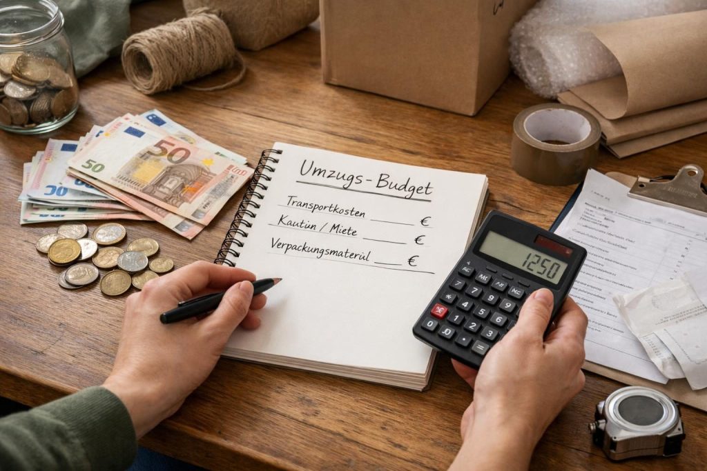 Erstelle ein Budget für den Umzug. – Umzug in eine andere Stadt – So bereiten Sie sich vor