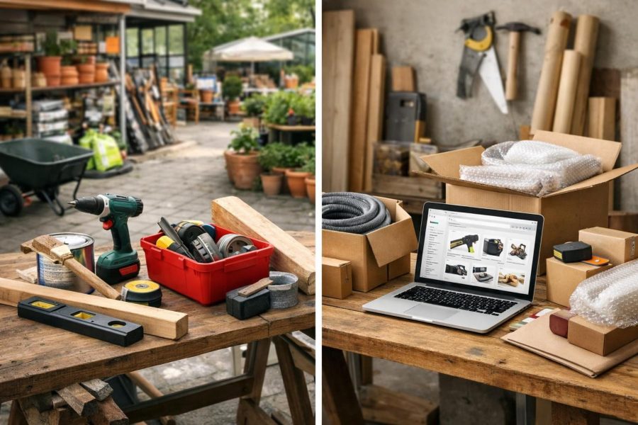 Vergleich: Baumarkt vs. Online-Shop – Wo kaufst du besser ein?