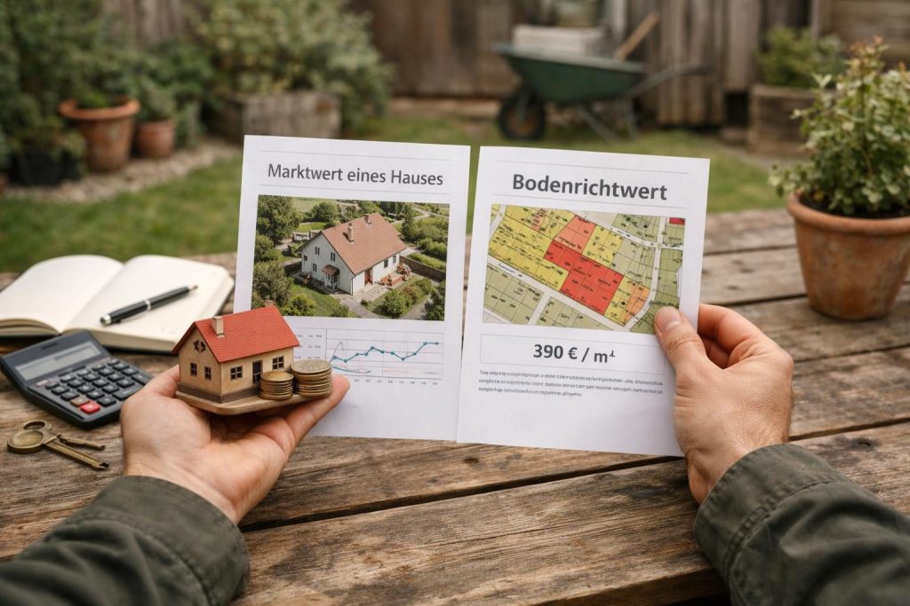 Was unterscheidet den Marktwert vom durchschnittlichen Bodenwert? – Was ist der Bodenrichtwert?