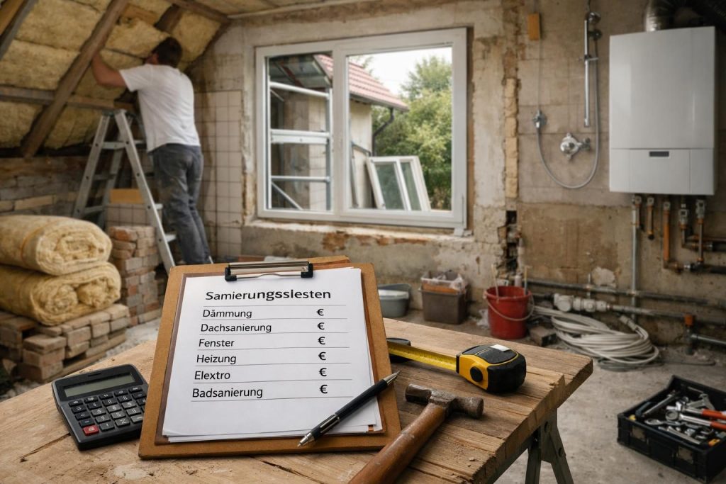 Überblick über Sanierungskosten in Deutschland – Welche Kosten bei Sanierungen entstehen