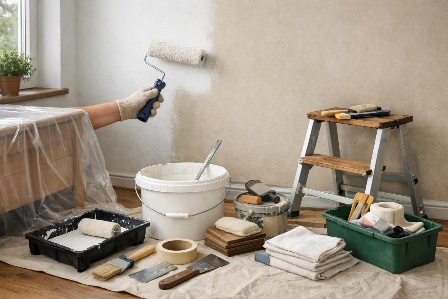 Wohnung streichen: Tipps für streifenfreie Wände