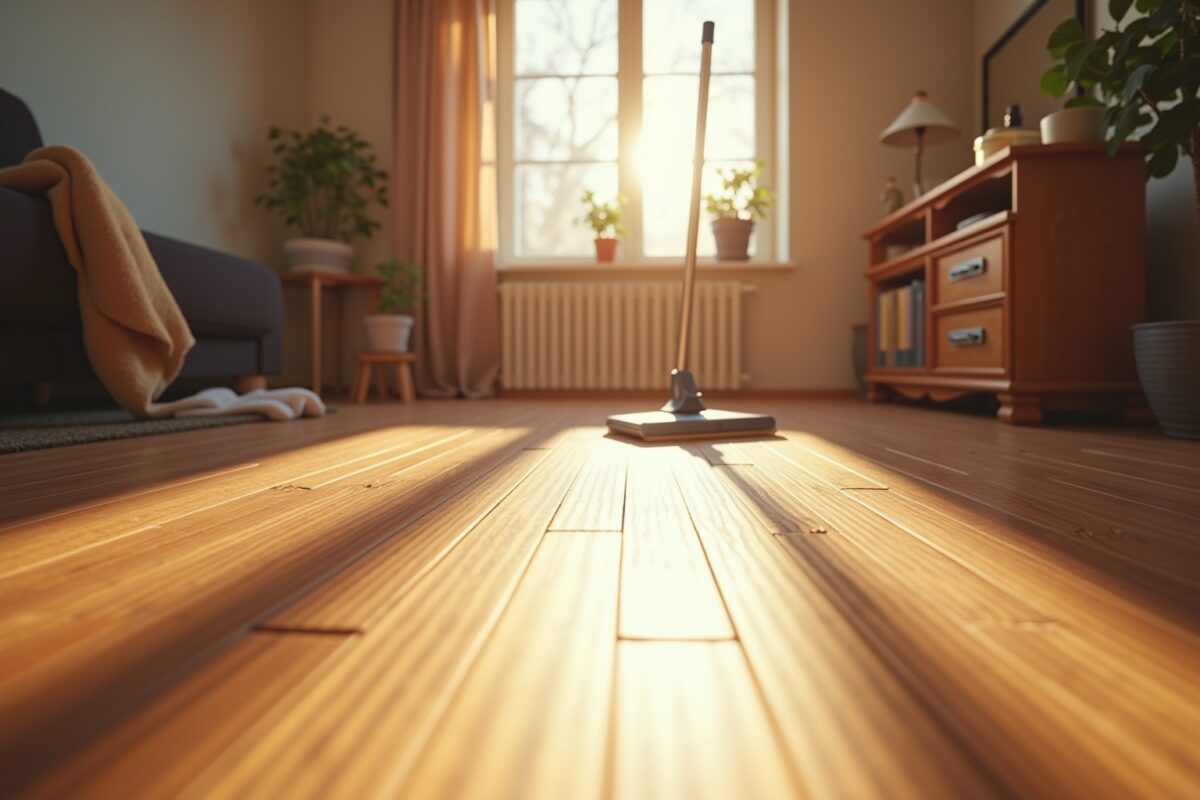 Die richtige Pflege für Holzböden in Wohnräumen