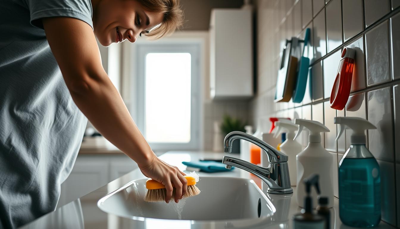 Hygienische Reinigung im Haushalt