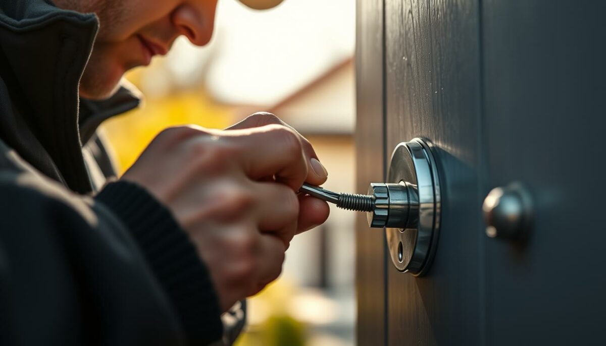 Schlüsseldienst Karlsruhe Handwerker bei der Arbeit