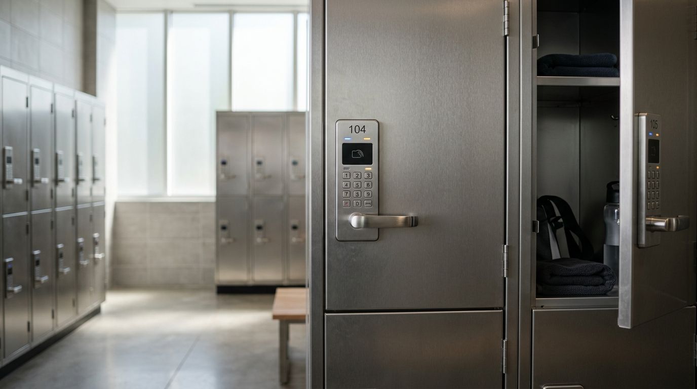 Sichere Schließsysteme für Umkleideräume