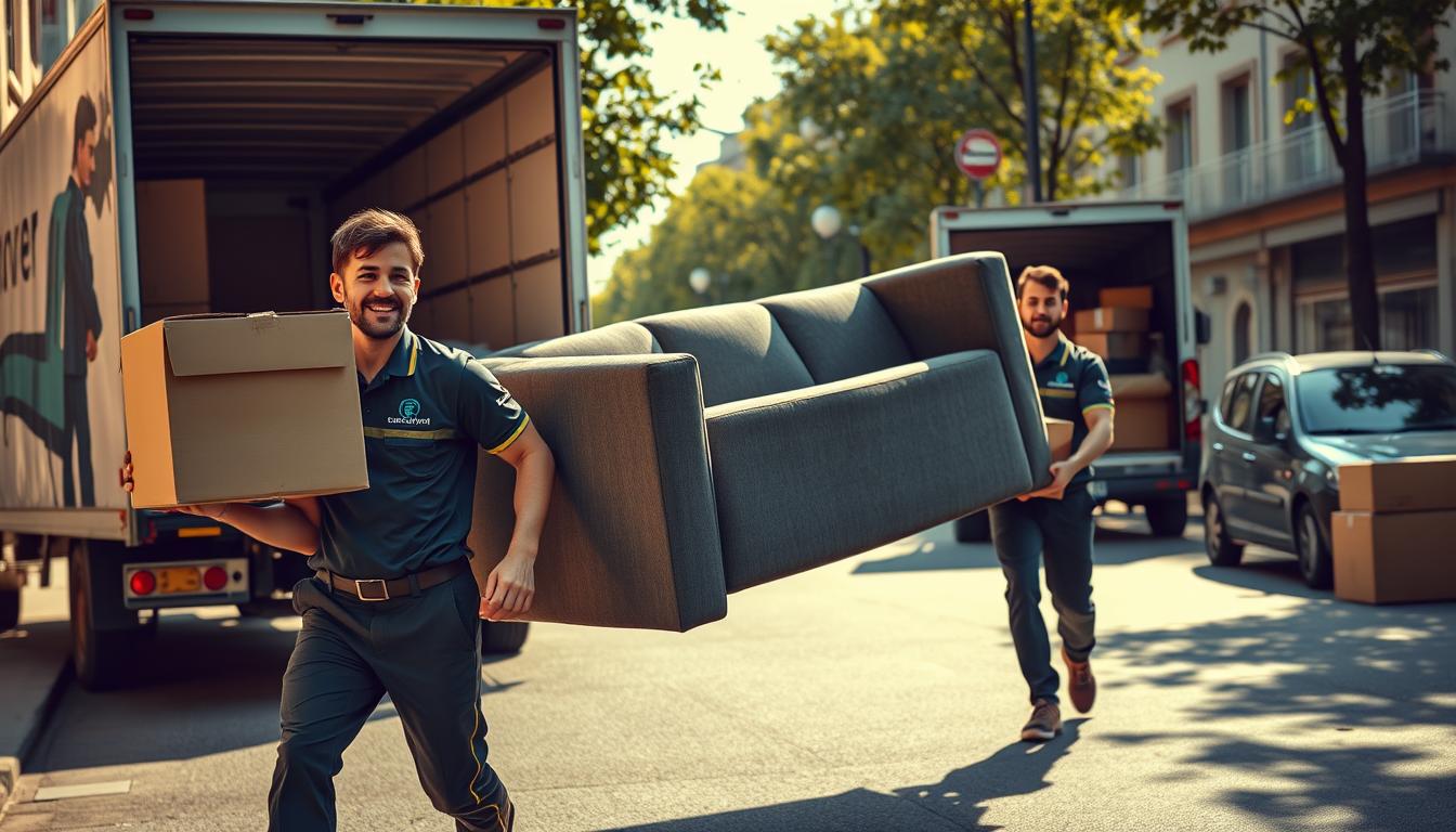 Umzugshelfer Gesundbrunnen bei der Arbeit