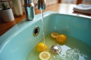 DIY Haushaltslösungen für verstopfte Abflüsse