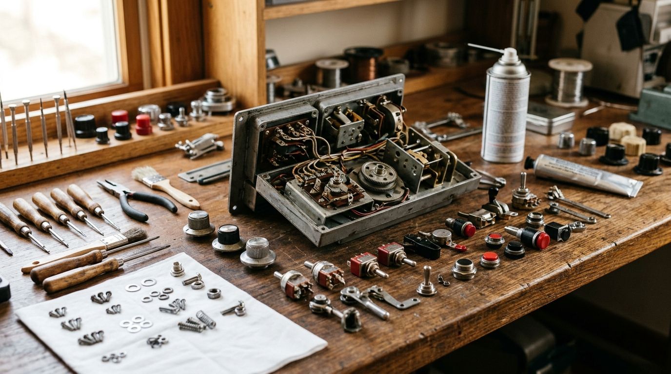 Wartung und Instandsetzung mechanischer Bedienelemente im Heimwerker-Projekt